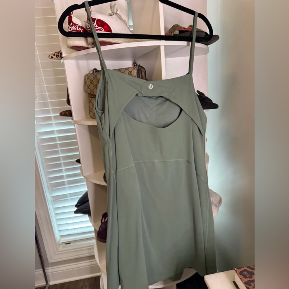 Lululemon Green Athletic Tennis Dress - Picture 2 of 3
